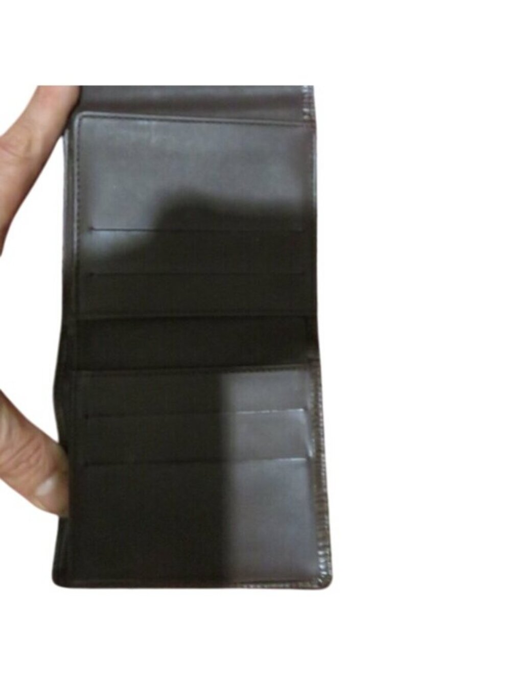 Louis Vuitton Epi Porte serial SP1012 Brown Elise Credit Leather Trifold Wallet - Picture 3 of 11